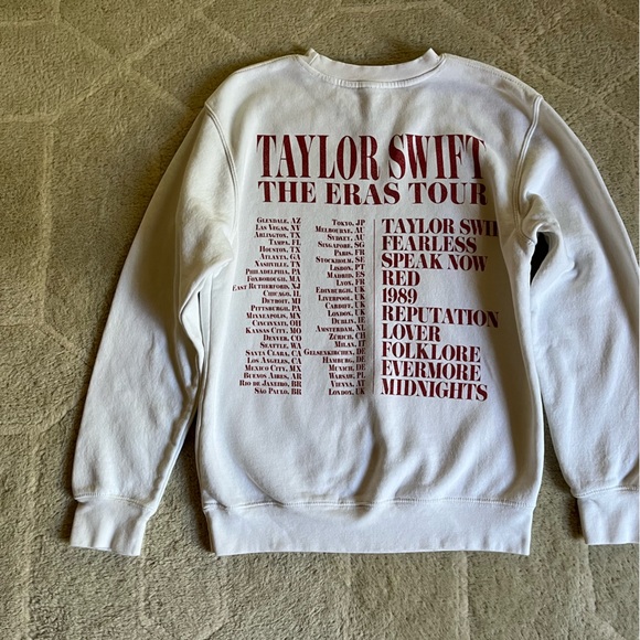 Taylor Swift The Eras Tour Sweatshirt - Picture 2 of 12